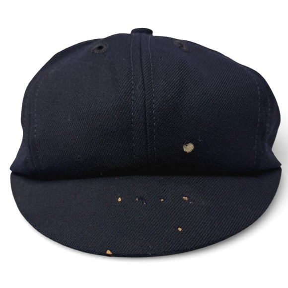 Derby Cap Other - 1930s 40s Derby Cap Co Umpire Referee Hat Wool Navy M 6 7/8–7 1/8 Wool 1940s
